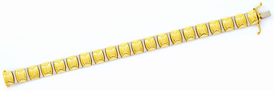 Foto 1 - Designer-Gold-Armband Gelbgold-Weißgold 14K/585, K2110