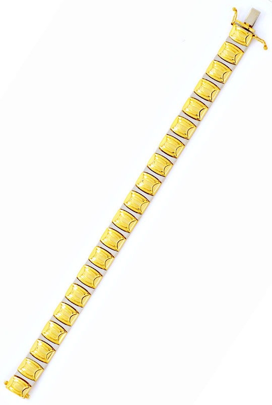 Foto 3 - Designer-Gold-Armband Gelbgold-Weißgold 14K/585, K2110