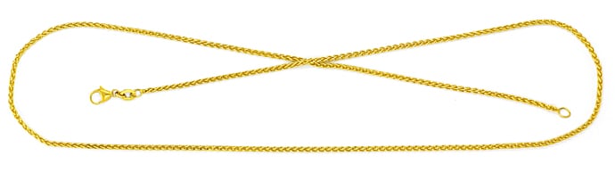 Foto 1 - Schicke Zopfkette Goldkette 54cm 18K Gelbgold, K3408