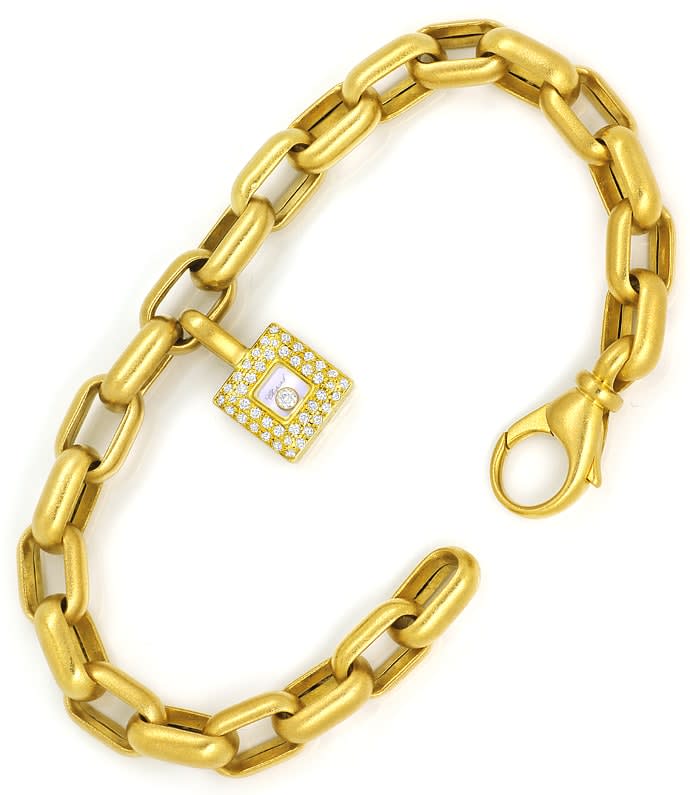Foto 4 - Chopard Happy Diamonds Armband Brillanten 18K Gelbgold, Q1684
